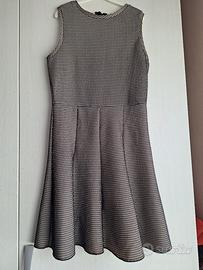Vestito nero bianco - Zara - taglia S