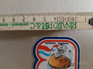 adesivo vintage anni 70 80 cebè