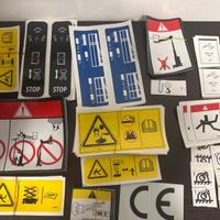 Adesivi vari per  PLE