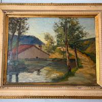 Dipinto Clara Mingoli “Estate” Amatrice-1930