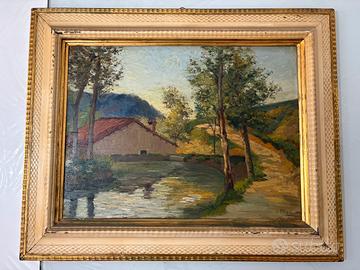 Dipinto Clara Mingoli “Estate” Amatrice-1930