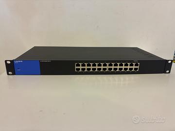 Switch Linksys LGS124 24 Porte Gigabit Eth Rackmou