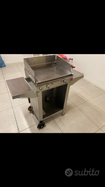 Barbecue piastra inox Planet 55 e telo originale