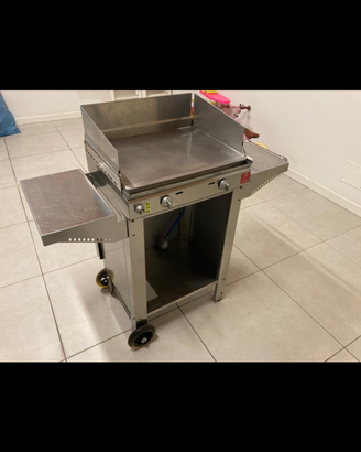 Barbecue piastra inox Planet 55 e telo originale