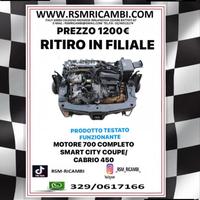 MOTORE 700 COMPLETO SMART CITY COUPE/CABRIO 450