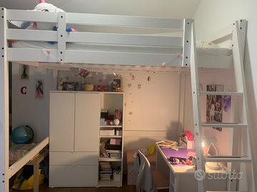 Letto alla francese e armadio