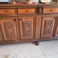 Madia in legno massello classica