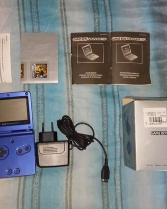 Game boy advance sp con scatola e gioco Mario Golf