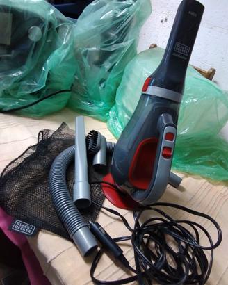 aspirapolvere auto con accessori 