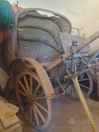 SCIARRETTA PUGLIESE ANTICA ANNI '60 da restaurare