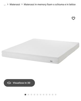 Materasso in schiuma Ikea 120x200