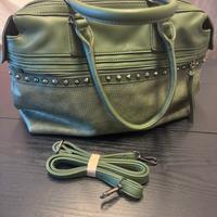 Borsa capiente verde