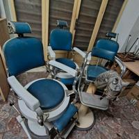 Poltrona da barbiere vintage