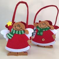 2 cestini natalizi, in feltro