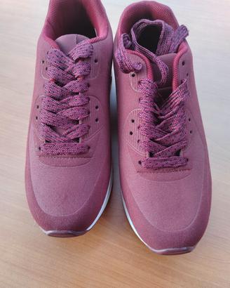 Scarpe Ginnastica/Sneakers Bordeaux n.36 nuove