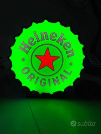 lightbox LED 3D Heineken Original  stampa 3d