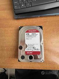 Western Digital NAS Red 4TB danneggiato