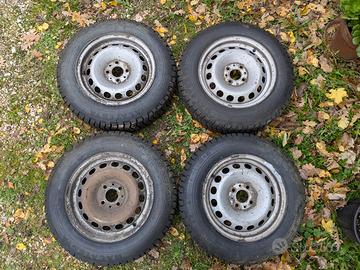 4 gomme e 4 cerchi da 14" per Fiat Panda 4x4 169