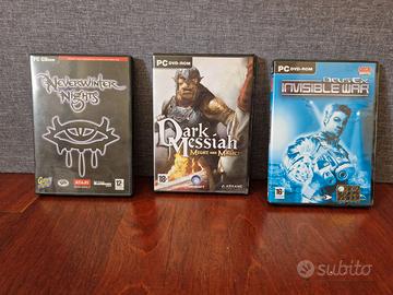 Lotto PC –Neverwinter Nights +Deus Ex + Dark Messi