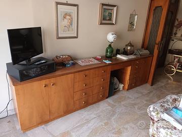 mobile da ufficio artigianale in legno