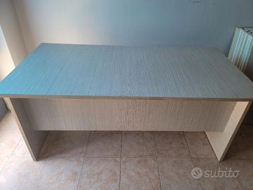 Scrivania da ufficio wengè chiaro solide NUMERO 5