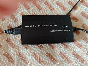 Alimentatore Universale Laptop 150W - Casa e Auto 