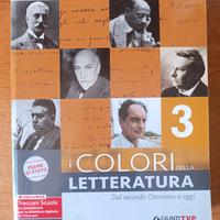 libro scuola superiore letteratura " I colori dell