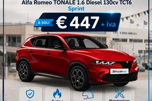 Alfa Romeo Tonale 1.6 diesel 130 CV TCT6 Sprint