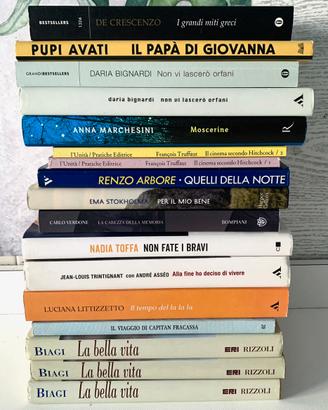 Libri di autori di cinema spettacolo tv ecc