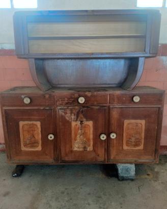 credenza d epoca da restaurare 