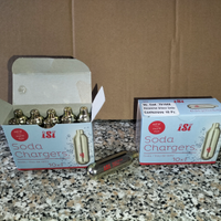 2 Confezioni Set Ricarica Sifone Seltz isi Soda