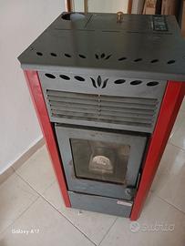 vedesi stufa pellet usata con tubi