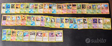 Lotto 55 carte pokemon collezione Gym Heroes