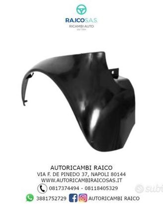 PARAFANGO PARAURTI POSTERIORE SMART 98 AL 2006