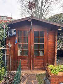 Casetta in legno da giardino