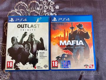 MAFIA e OUTLAST per PS4