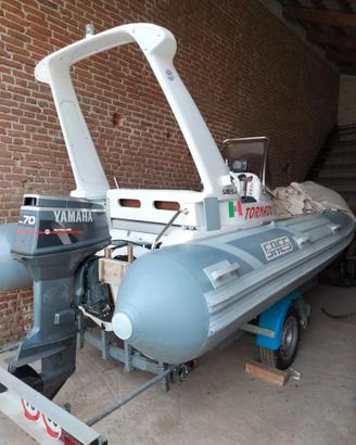 Sacs Tornado 510 + Yamaha 70 HP + carrello Balbi