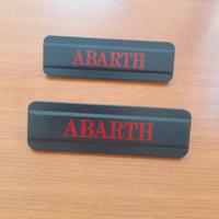 2 scritte nere/rosse A112 "ABARTH" laterali Nuove