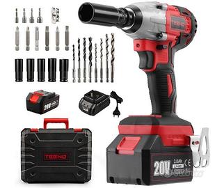 Avvitatore a Batteria Brushless 320NM,Una Pila
