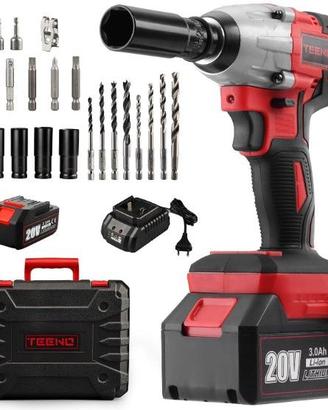 Avvitatore a Batteria Brushless 320NM,Una Pila