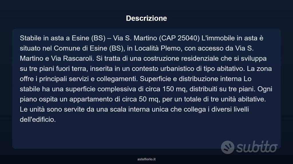 Appartamento – Esine, Plemo - Vista 3
