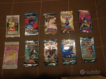 Bustine vuote Pokemon VINTAGE anni 2000