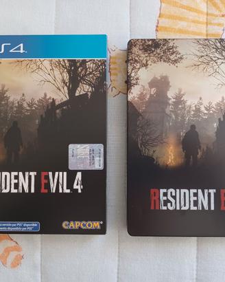 Resident Evil 4 Remake PS4 - Steelbook Edition