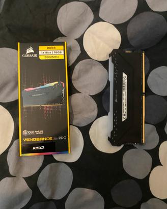 RAM ddr4 16x1 vengeance RGB Pro 3600mhz