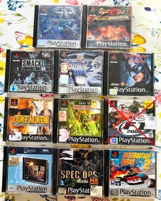 Lotto giochi PlayStation 1 PS1