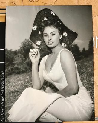 1955 fotografia d'epoca Sophia Loren x BOLERO FILM