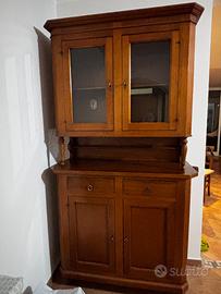 Credenza/piattaia napoletana in legno