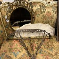 Consolle in ottone con specchio