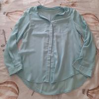 Camicia da donna verde tiffany 