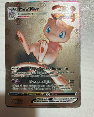 Carta collezione Pokemon Mew Vmax 114/264 no Olo